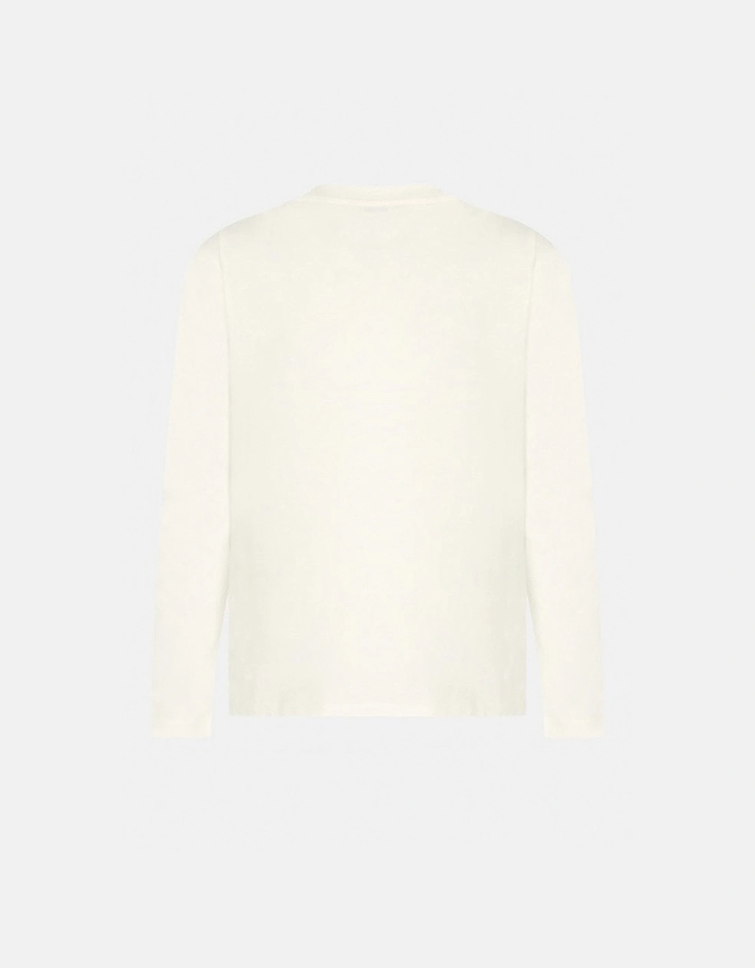 Kids Ls Triple Logo T-Shirt White