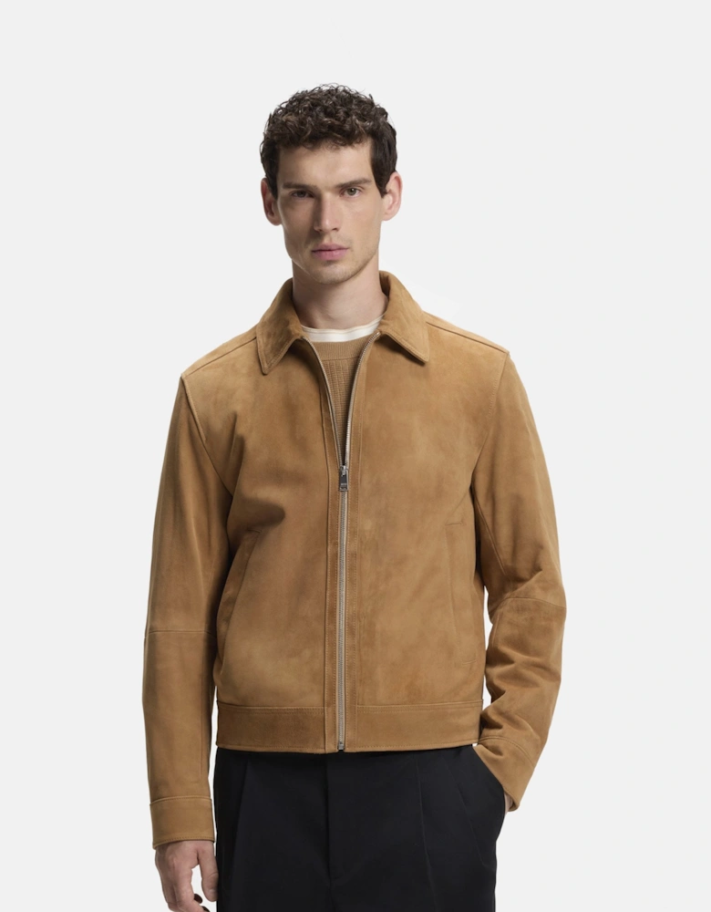 H Malbano 7 Leather Jacket Tan
