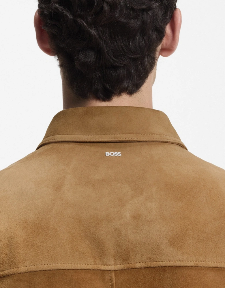 H Malbano 7 Leather Jacket Tan