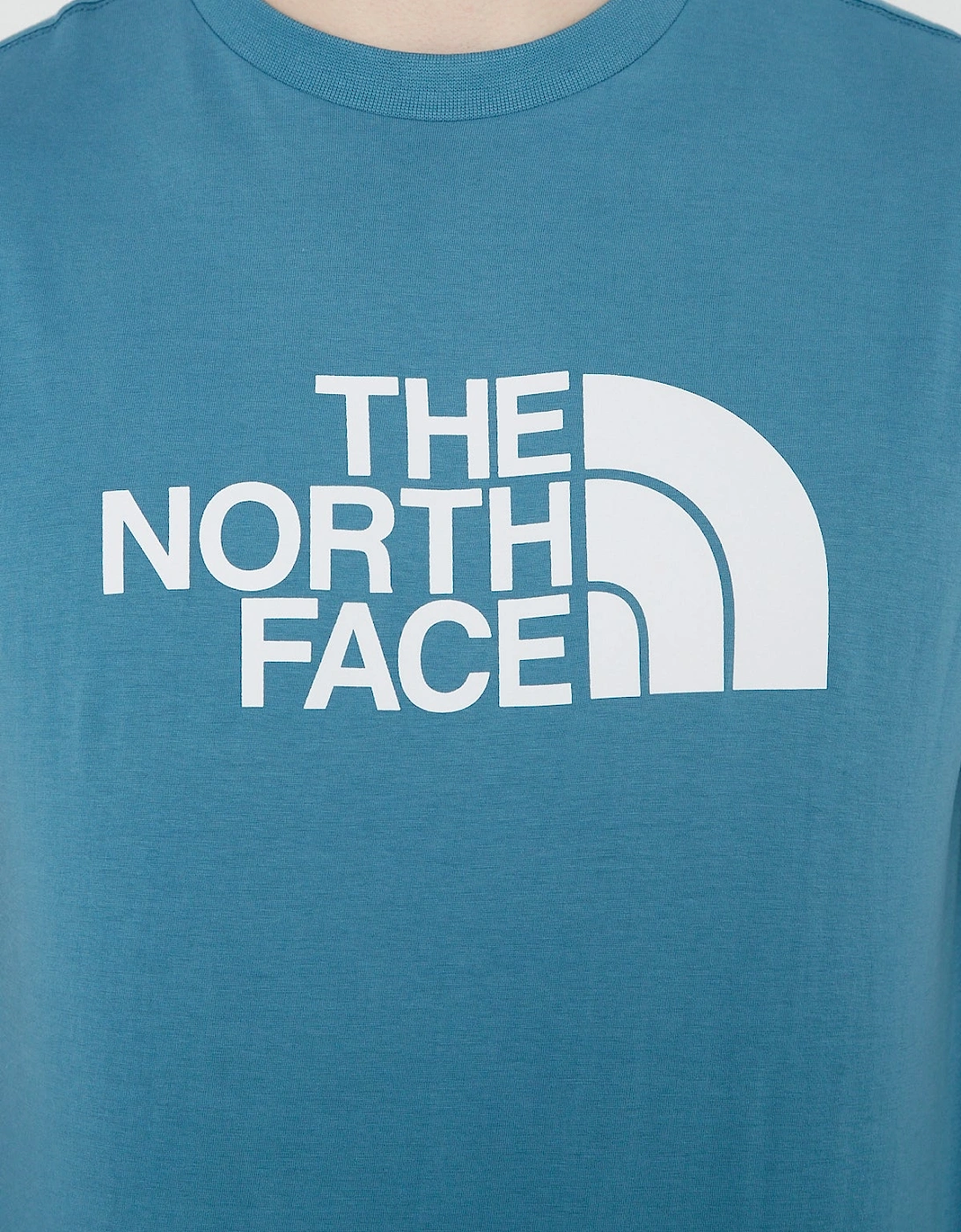 The North Face Mens Easy Tee Short Sleeve T-shirt IN Storm Blue