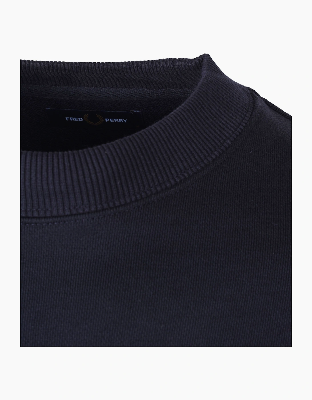 Fred Perry Crew Neck Sweatshirt Navy