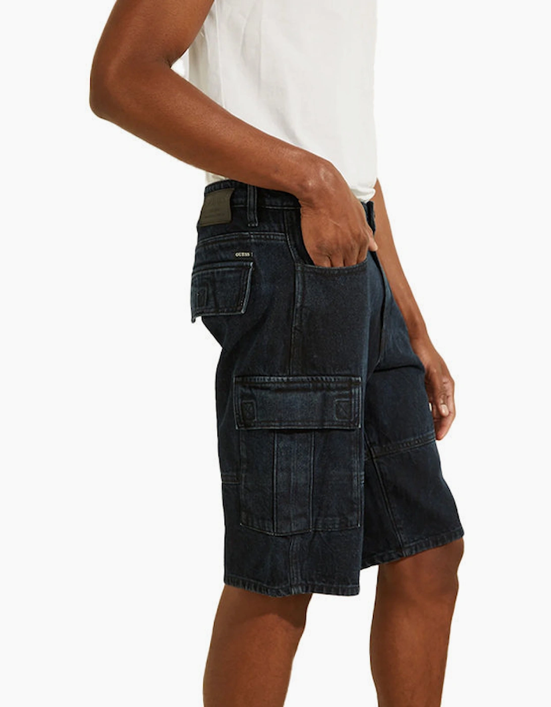 GUESS Mens Cargo Shorts Casual Summer Pant