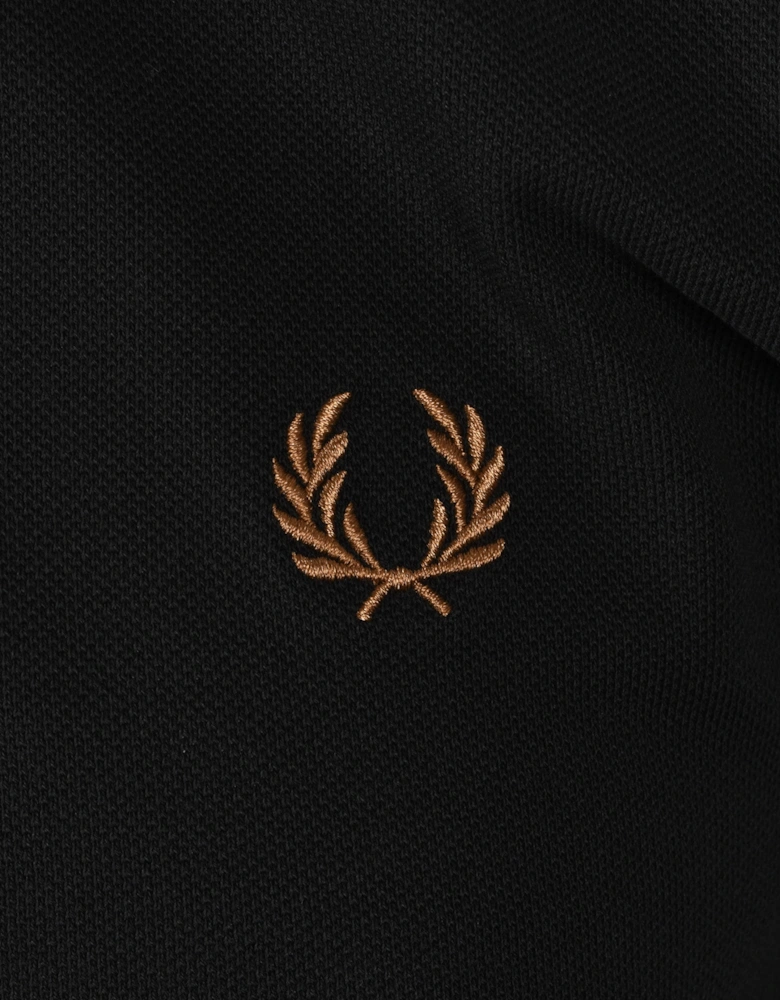 FRED PERRY TWIN TIPPED POLO NIGHT GREEN/ DUSKY BLUE/ DARK