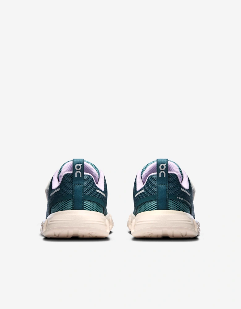 On Running Kids Cloud Dash Trainers in Green