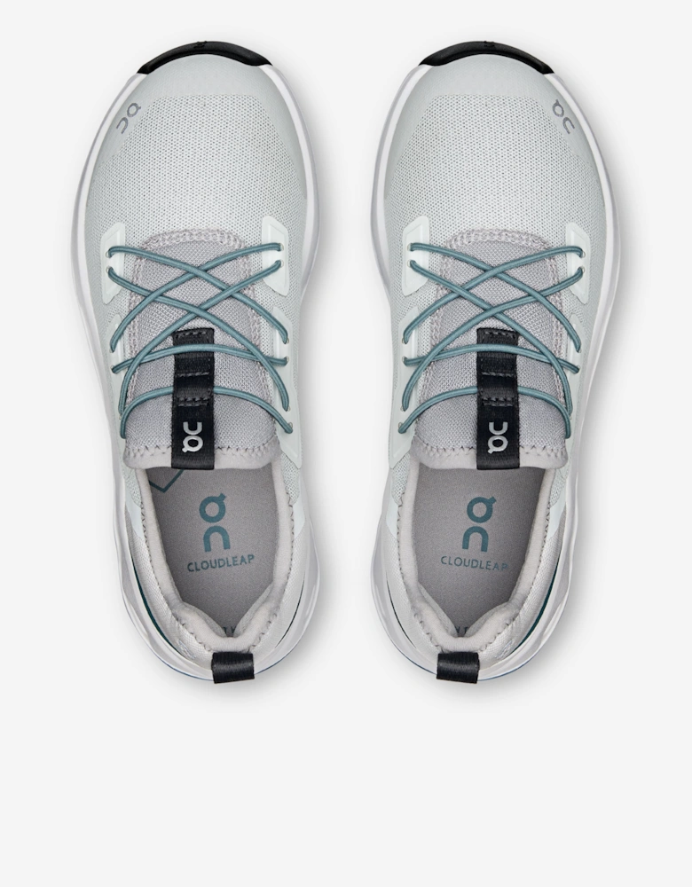 On Running Kids Cloudleap Trainers in Grey