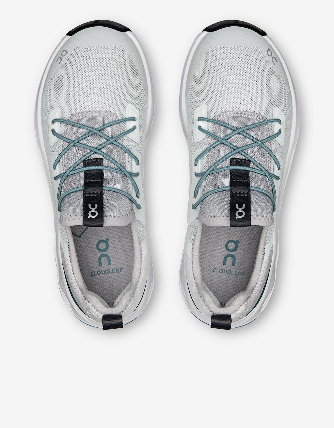 On Running Kids Cloudleap Trainers in Grey
