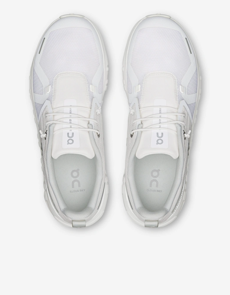 On Running Kids Cloud Sky 2 Trainers in White