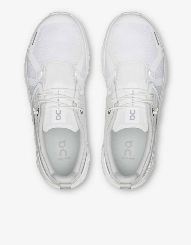 On Running Kids Cloud Sky 2 Trainers in White