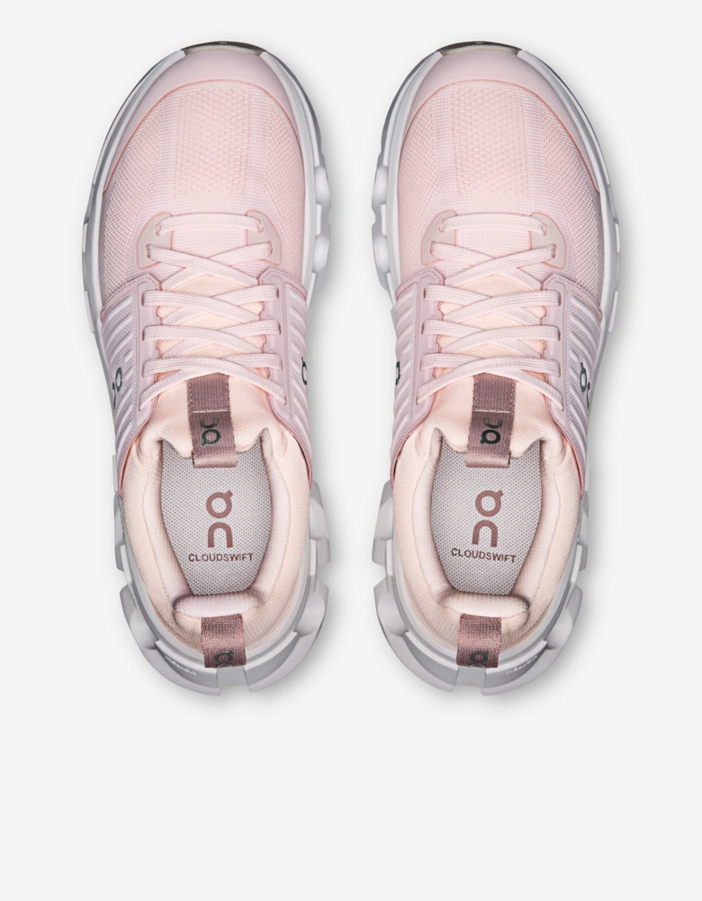 On Running Kids Cloudswift Trainers in Pink