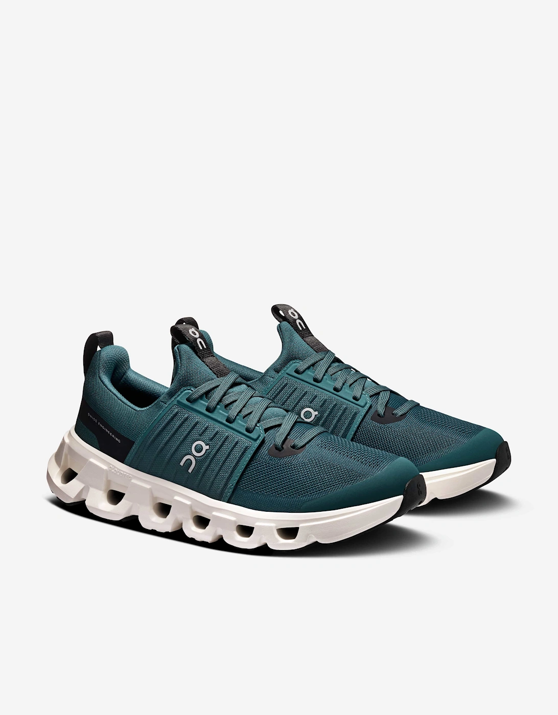 On Running Kids Cloudswift Trainers in Green