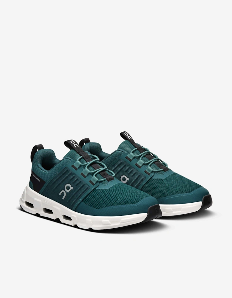 On Running Kids Cloudswift Trainers in Green