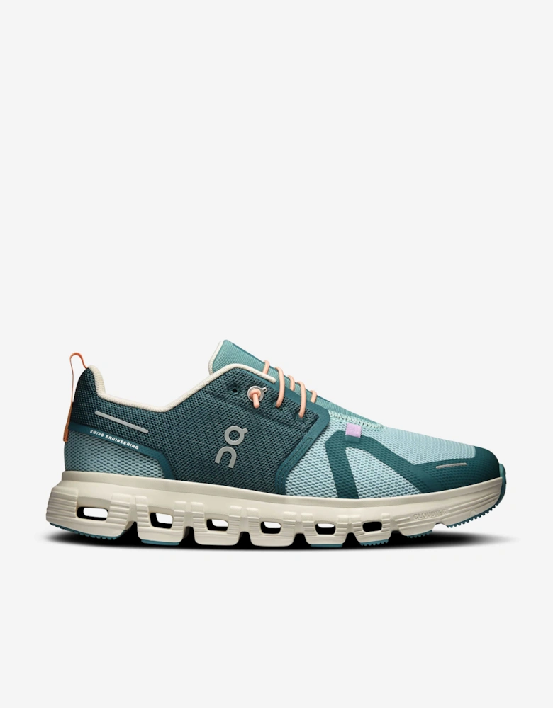 On Running Kids Cloud Sky 2 Trainers in Green