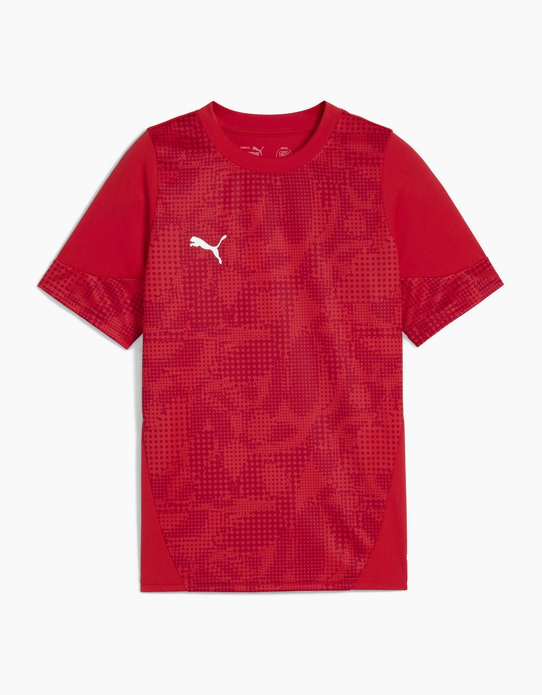 Puma Puma Boy's Football Jersey Short Sleeve Performance T-Shirt - Red