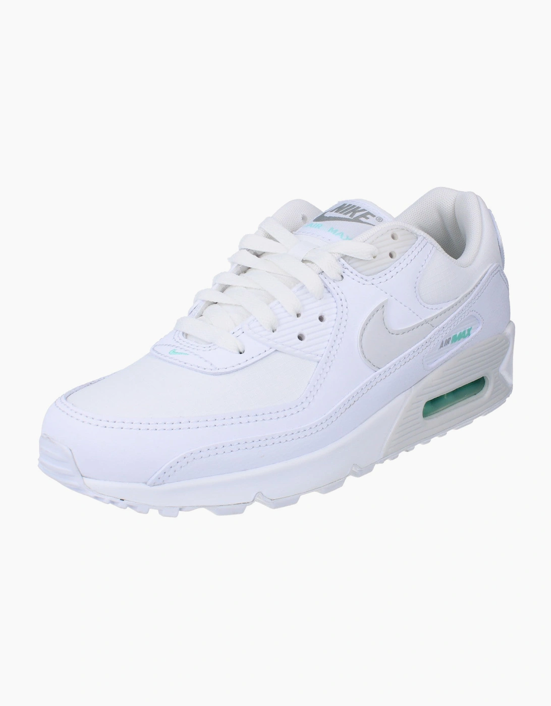 Men's Nike Air Max 90 Mens Trainers Ib7680 Shoes 101 - White - Size, 7.5