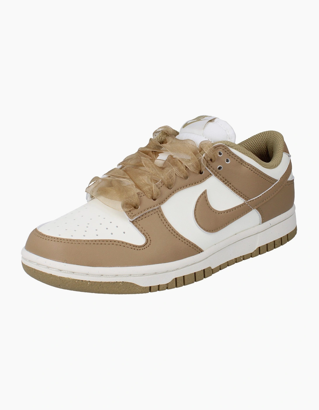 Women's Nike Womens Dunk Low Next Nature Trainers Ib7311 Shoes 101 - Tan - Size, 5.5