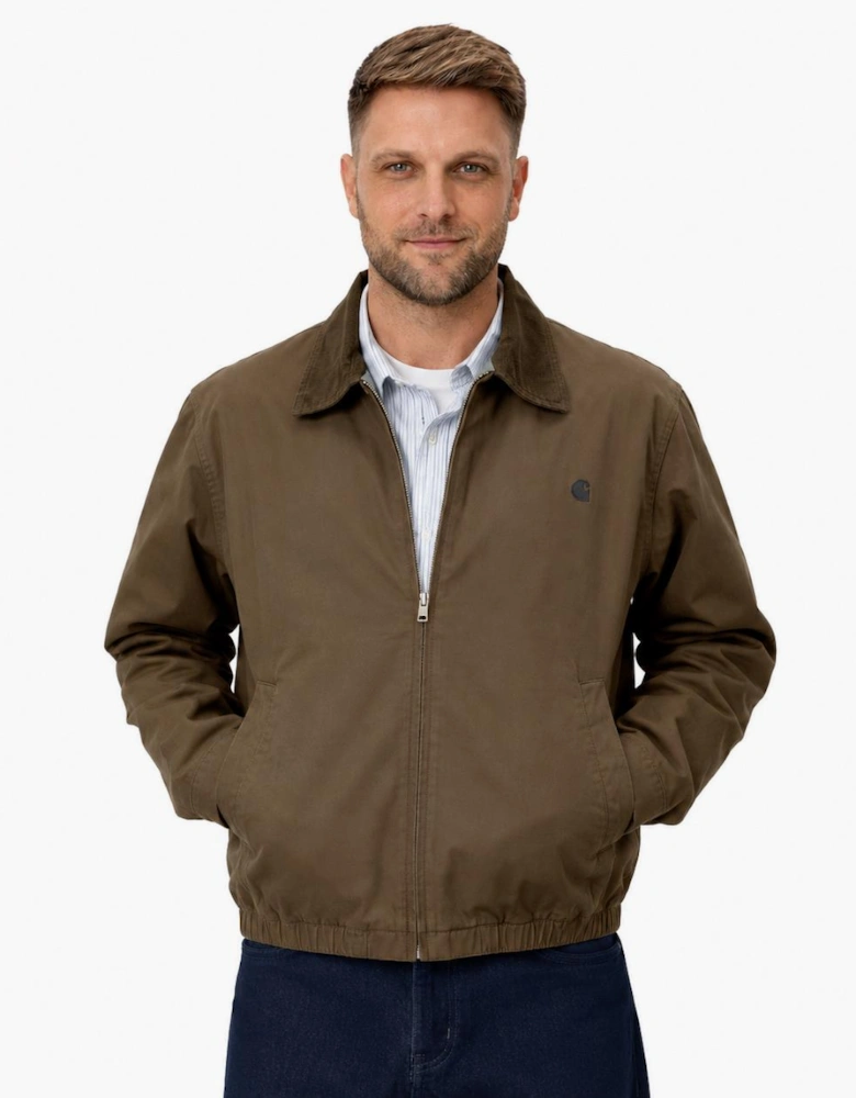 Carhartt WIP Madison Ripstop Jacket Dark Beech/Black Garment Dyed