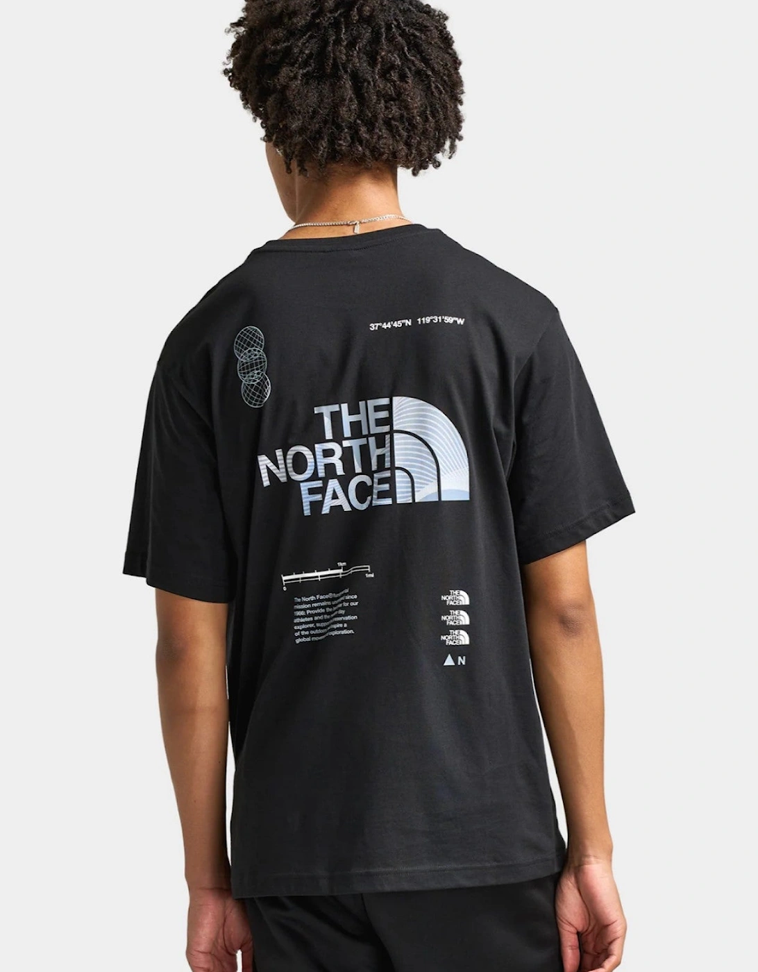 The North Face Mens Graphic Relaxed SS in Black