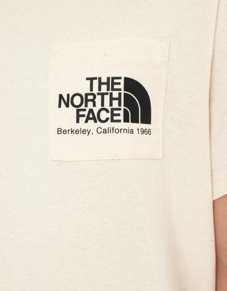 The North Face Mens M Scrap BKL California T-Shirt in Beige