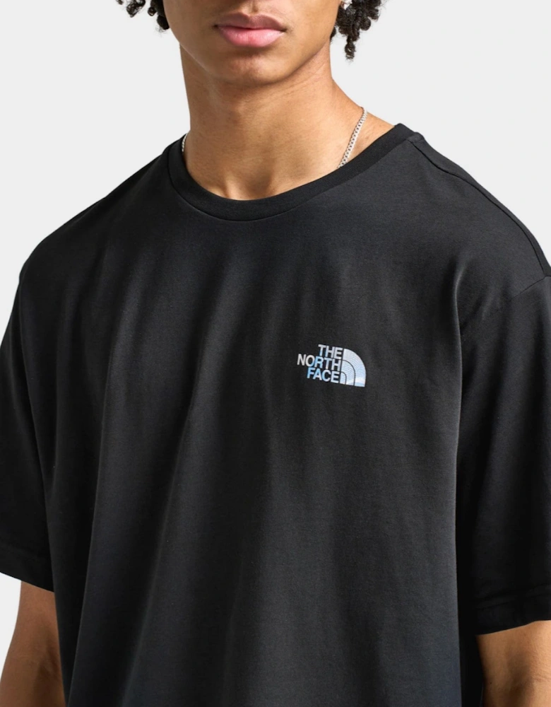 The North Face Mens Graphic Relaxed SS in Black