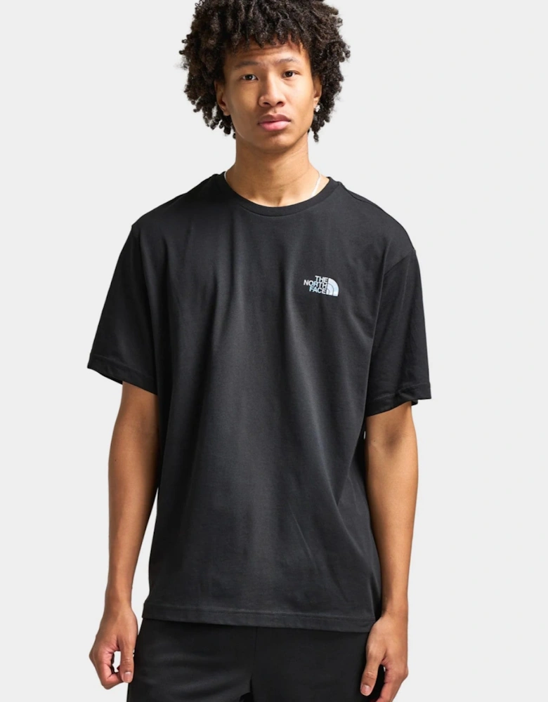 The North Face Mens Graphic Relaxed SS in Black