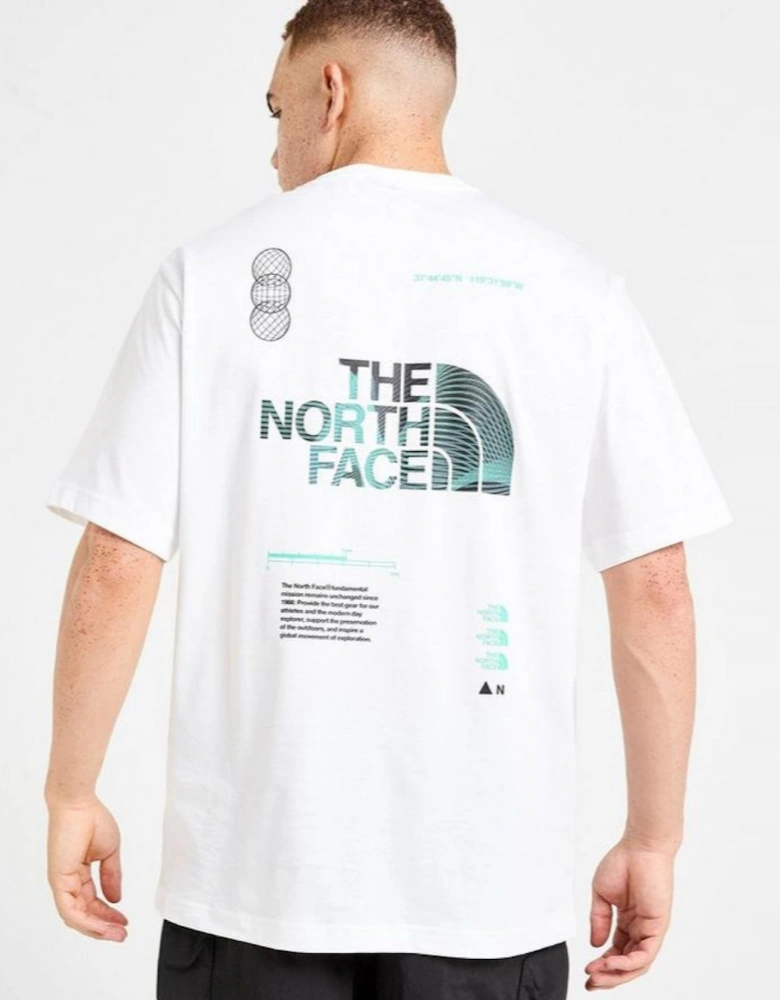 The North Face Mens Graphic Relaxed SS in White