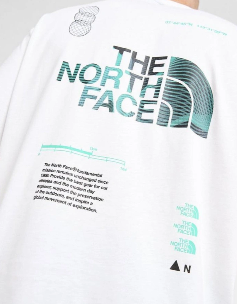 The North Face Mens Graphic Relaxed SS in White