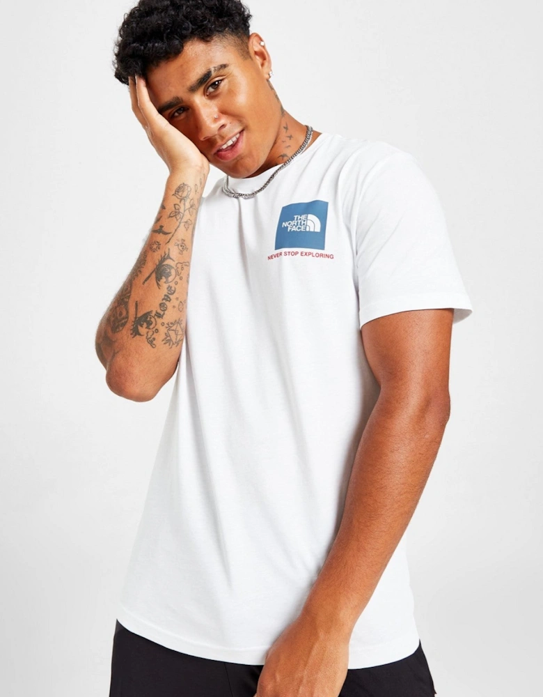 The North Face Mens SS Fine Box T-Shirt in White