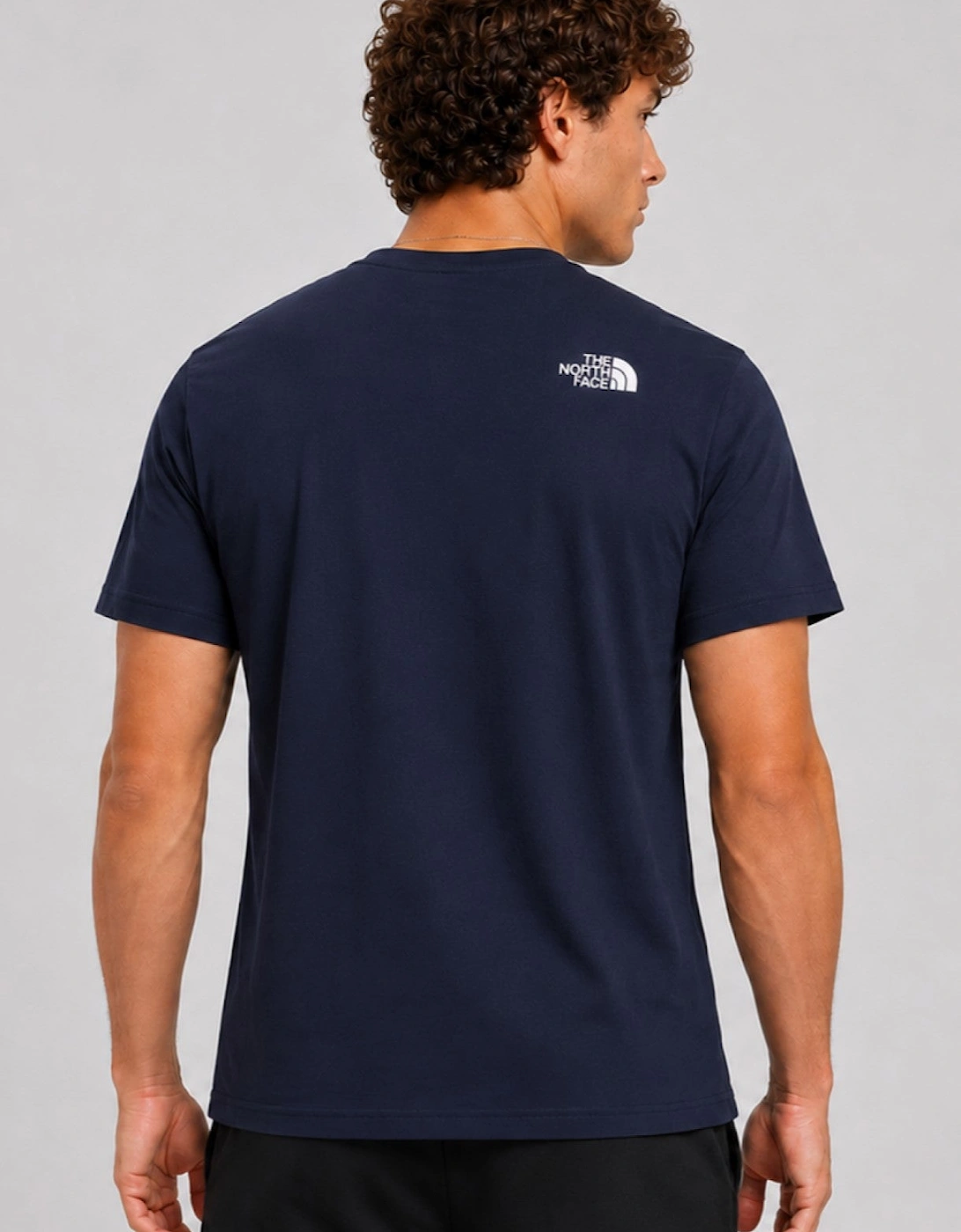 The North Face Mens M New Peak SS T-shirt in Summit Navy