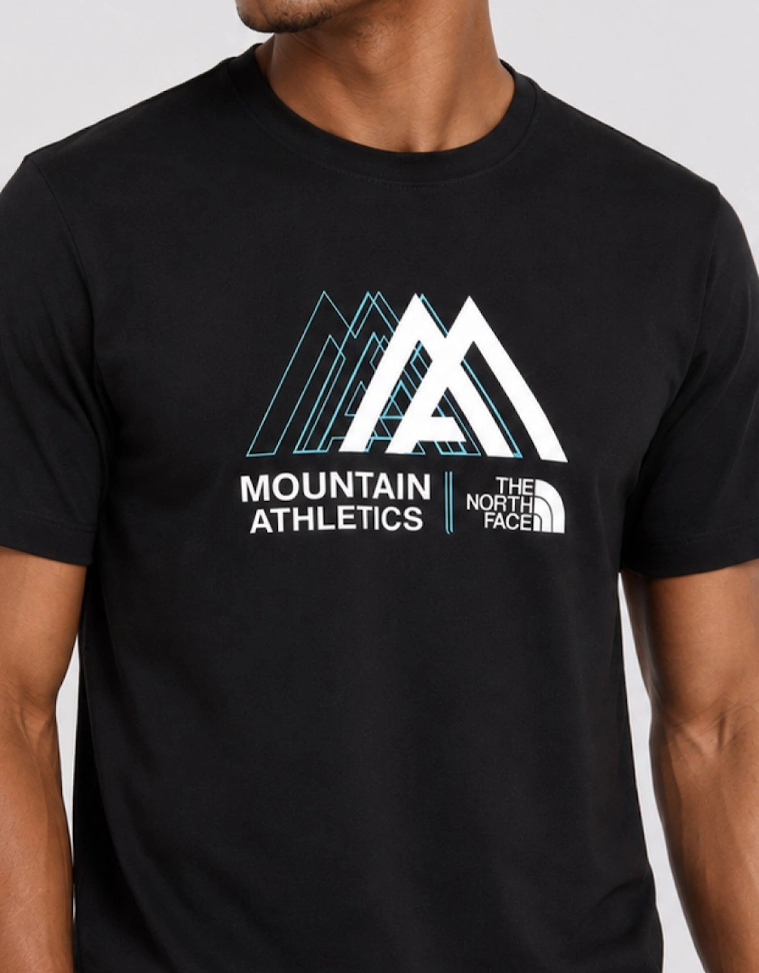 The North Face Mens Mountain Athletics T-Shirt in Black