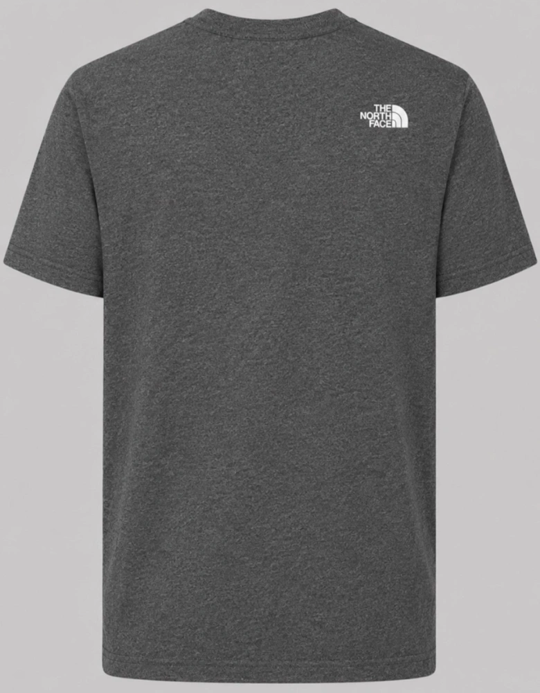 The North Face Mens M New Peak SS T-shirt in Grey