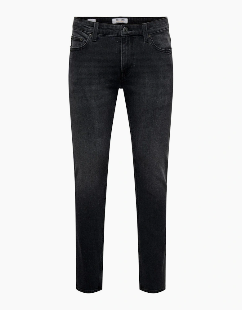 Slim Fit Tapered Leg Jeans