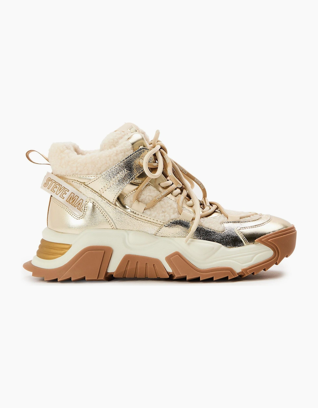 Kaboom Metallic Lace-Up Lug Sole Boots, 5 of 4