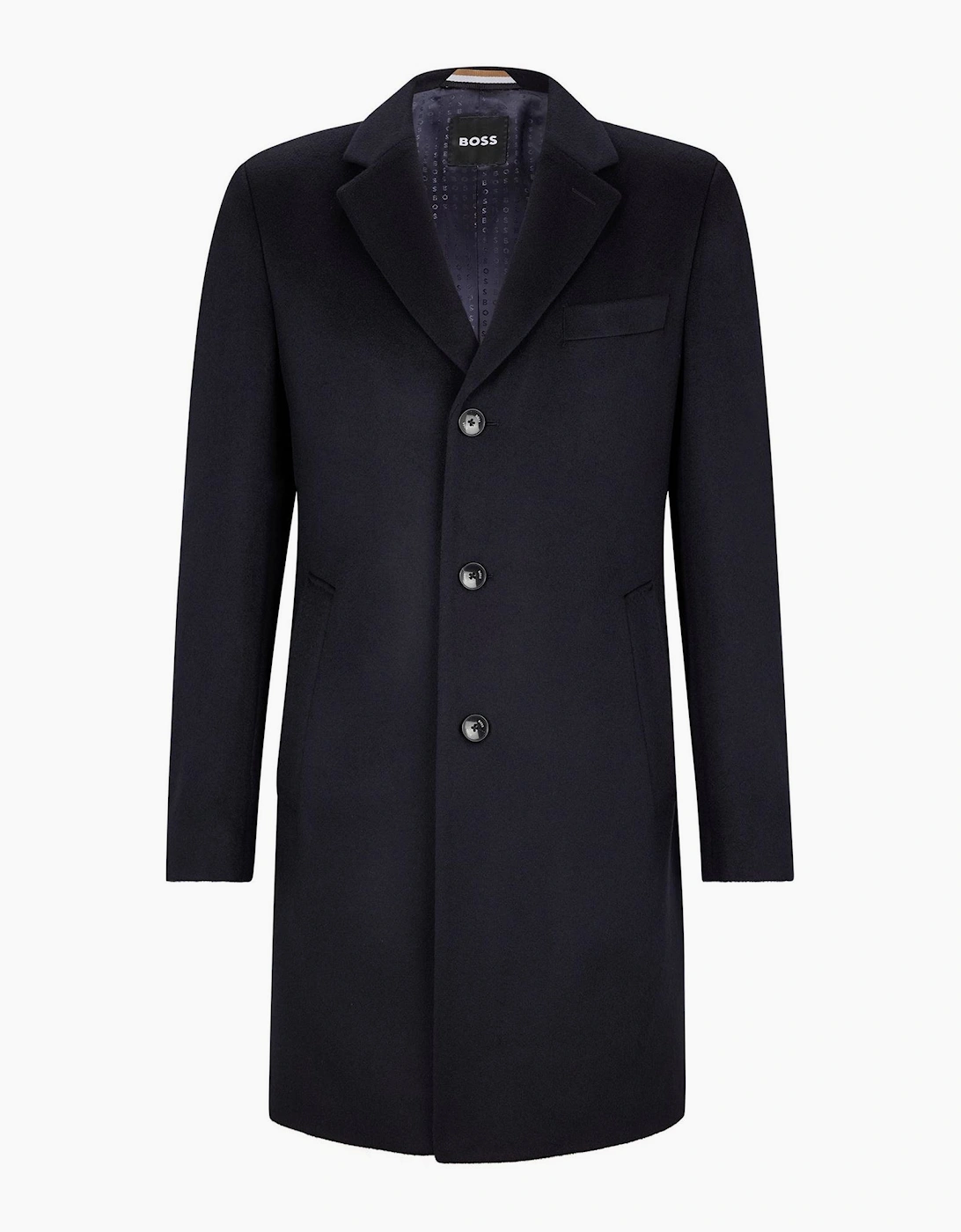 Hyde Solid Patterned Notch Collar Over Coat, 2 of 1