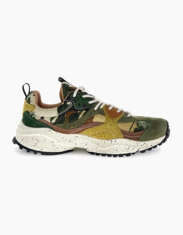 Flower Mountain Wave Suede Men's Camouflage Trainers