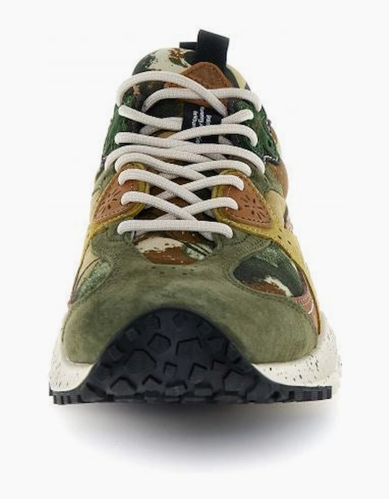 Flower Mountain Wave Suede Men's Camouflage Trainers