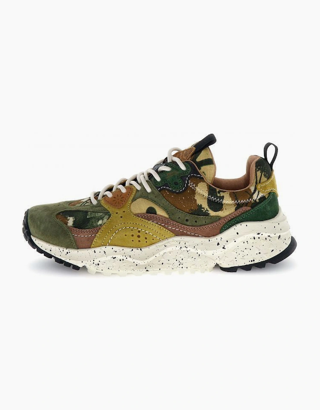 Flower Mountain Wave Suede Men's Camouflage Trainers