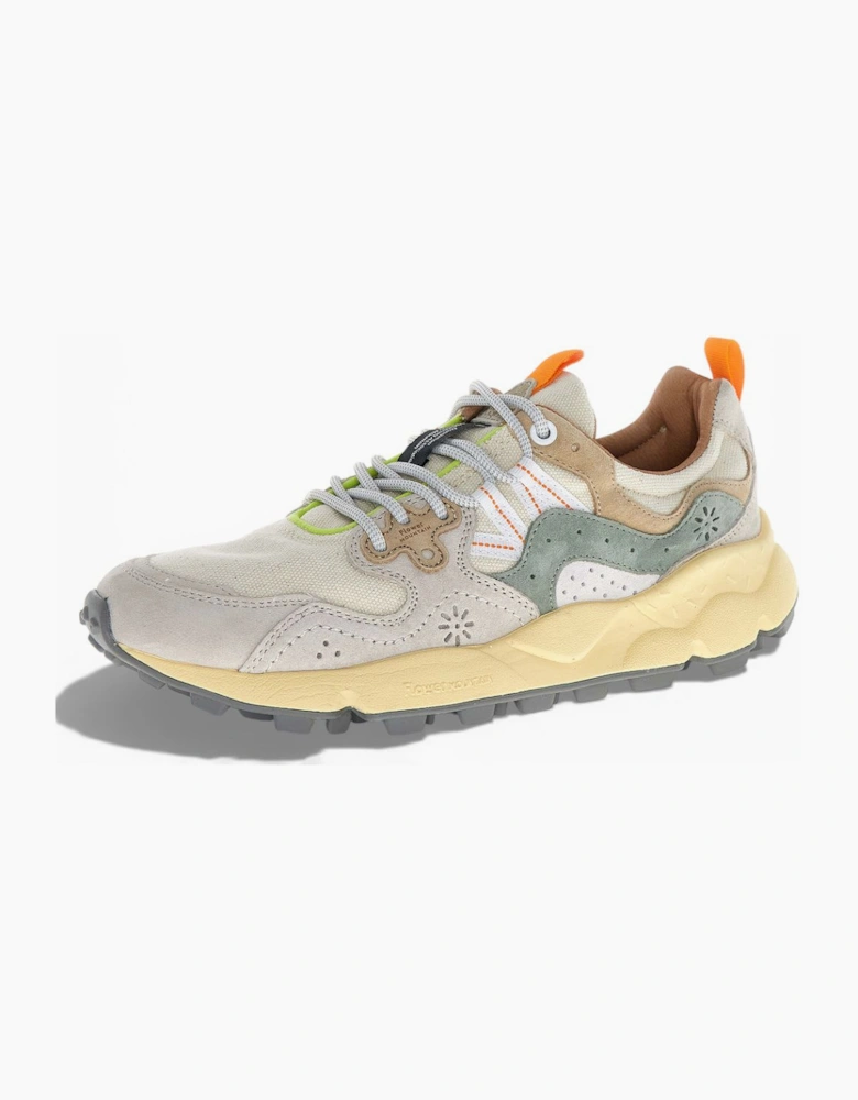 Flower Mountain Yamano 3 Off White/Green Trainers