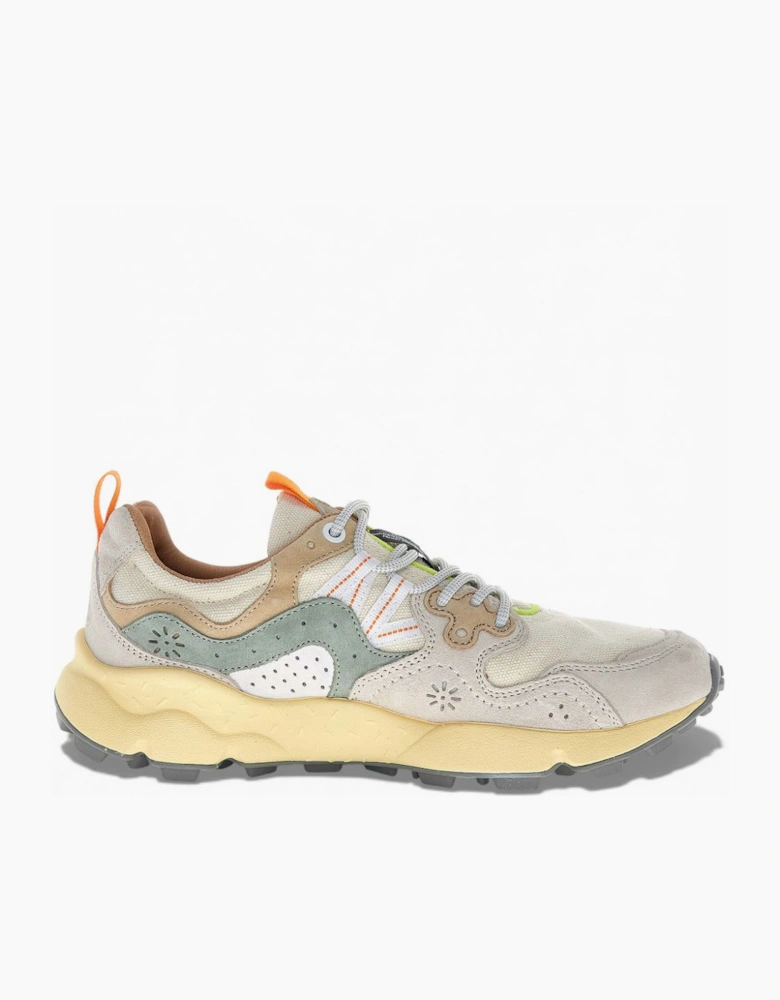 Flower Mountain Yamano 3 Off White/Green Trainers