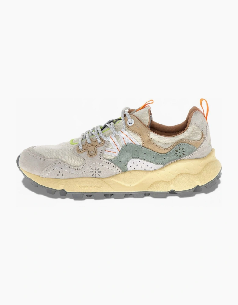 Flower Mountain Yamano 3 Off White/Green Trainers