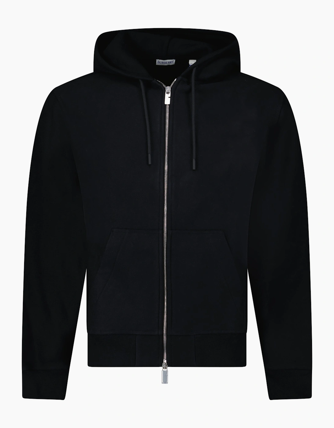 Burberry Archive Rear Felt Logo Hoodie in Black