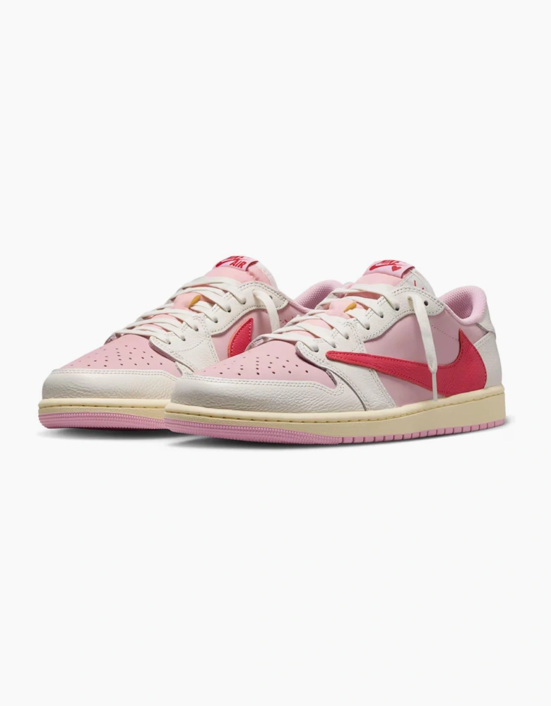 Travis Scott Jordan 1 Low Tropical Pink