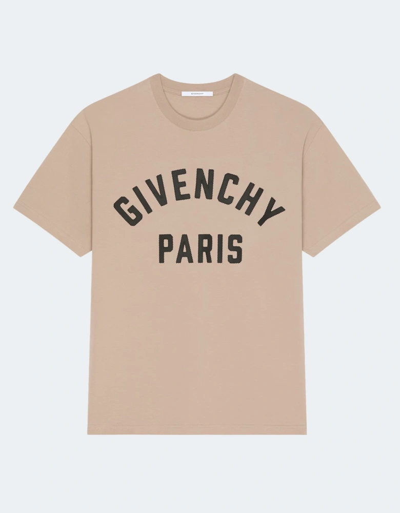 Embroidery Givenchy T-Shirt Beige