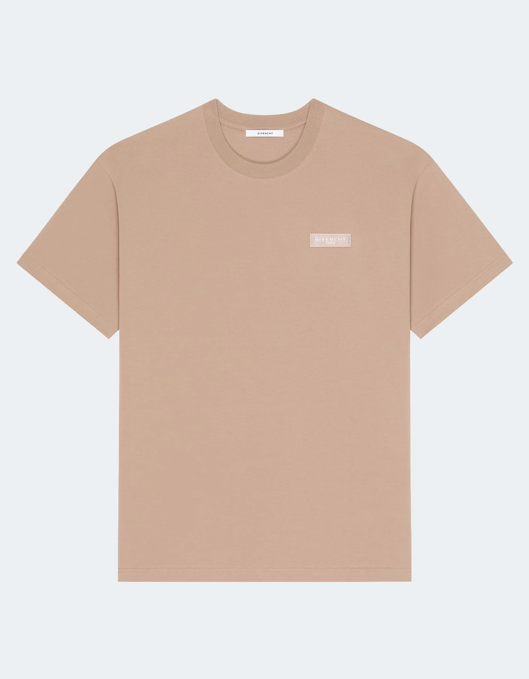 Branded Cotton T Shirt Beige, 4 of 3
