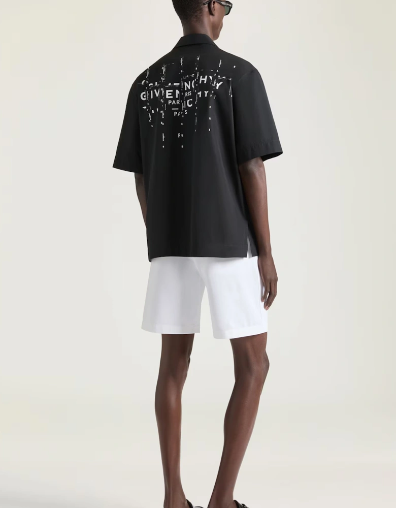 Branded Bowling Shirt Black