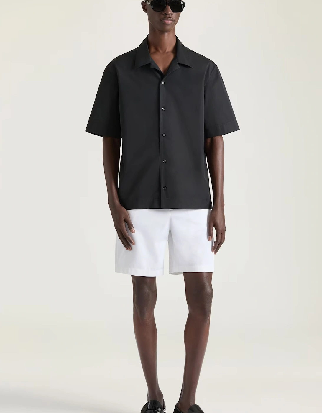 Branded Bowling Shirt Black