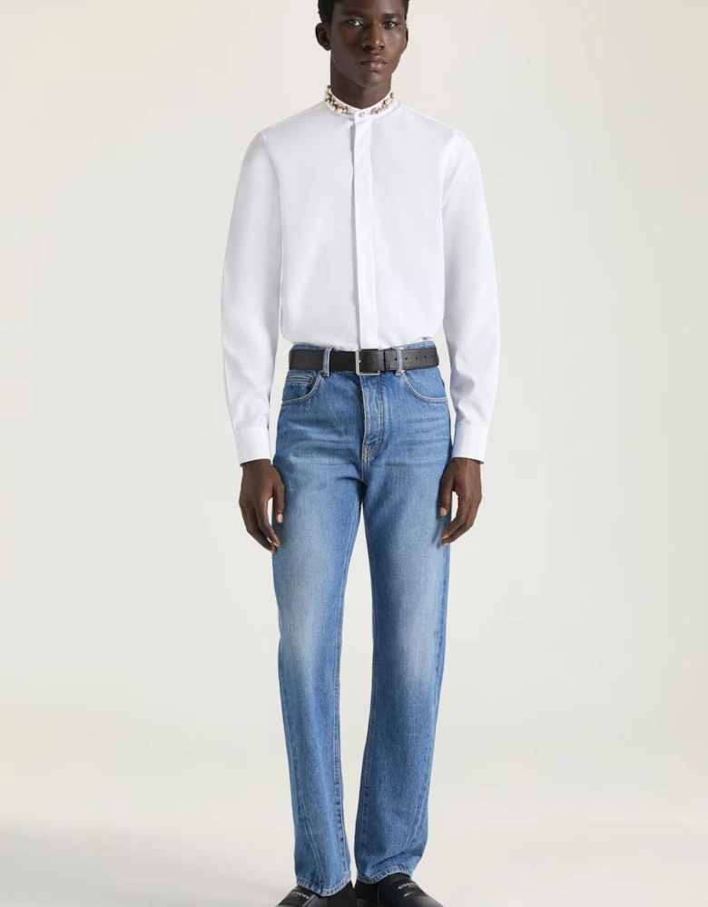 Vintage Wash Jeans Blue