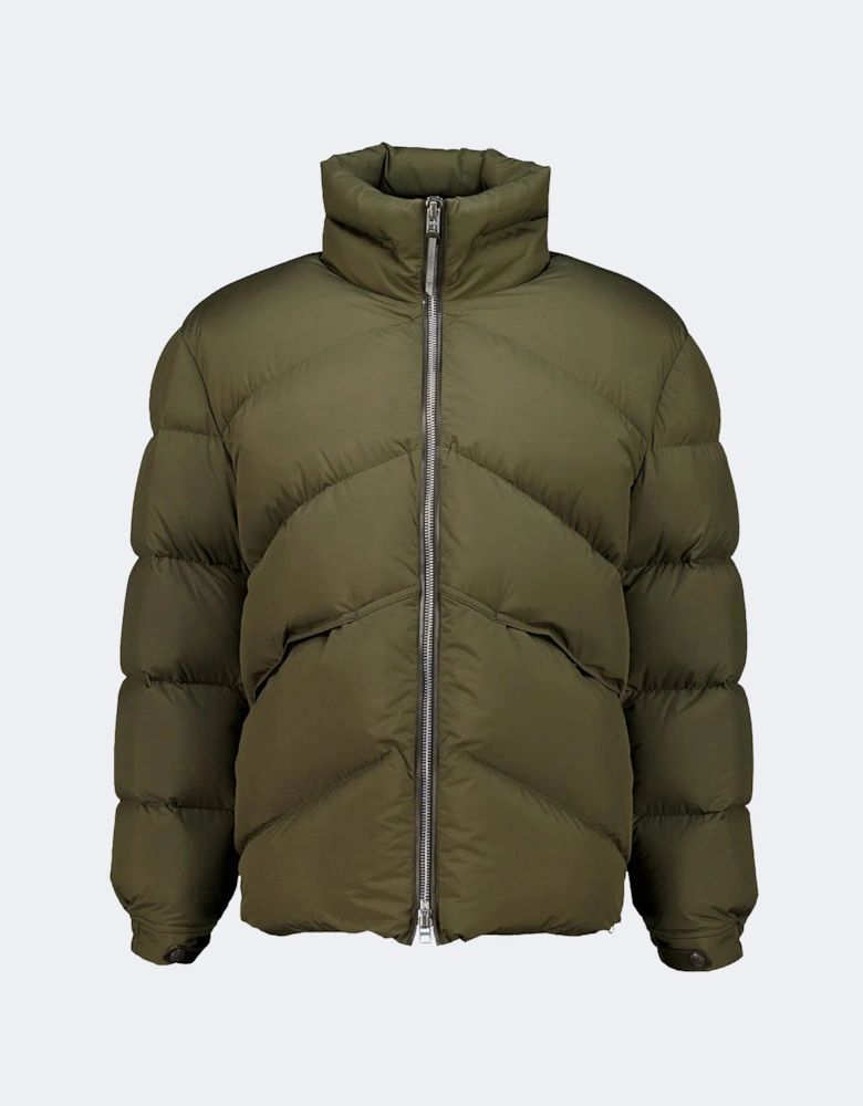Microfiber Down Jacket Green