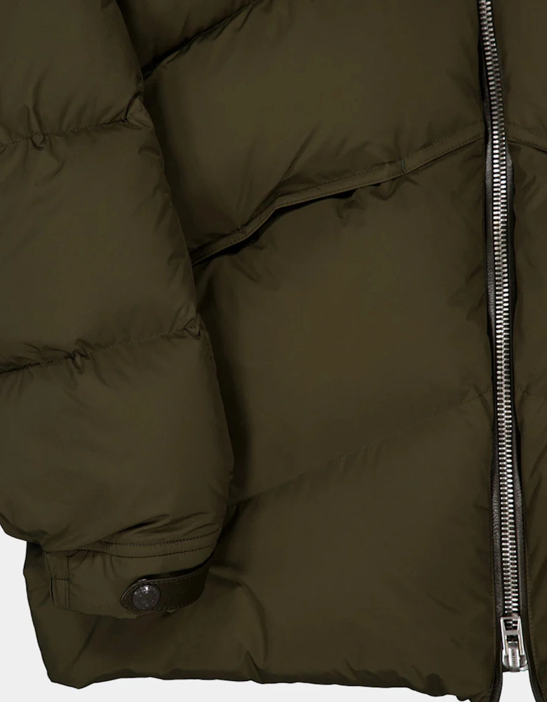 Microfiber Down Jacket Green