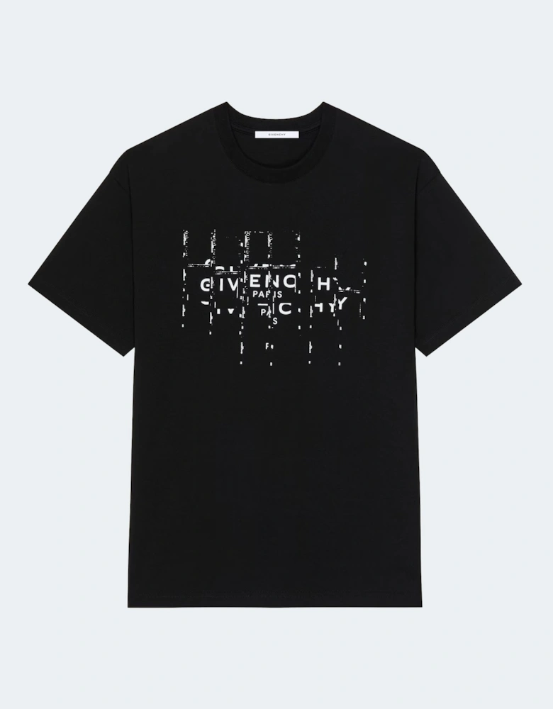 Photo Negative Print T-Shirt Black