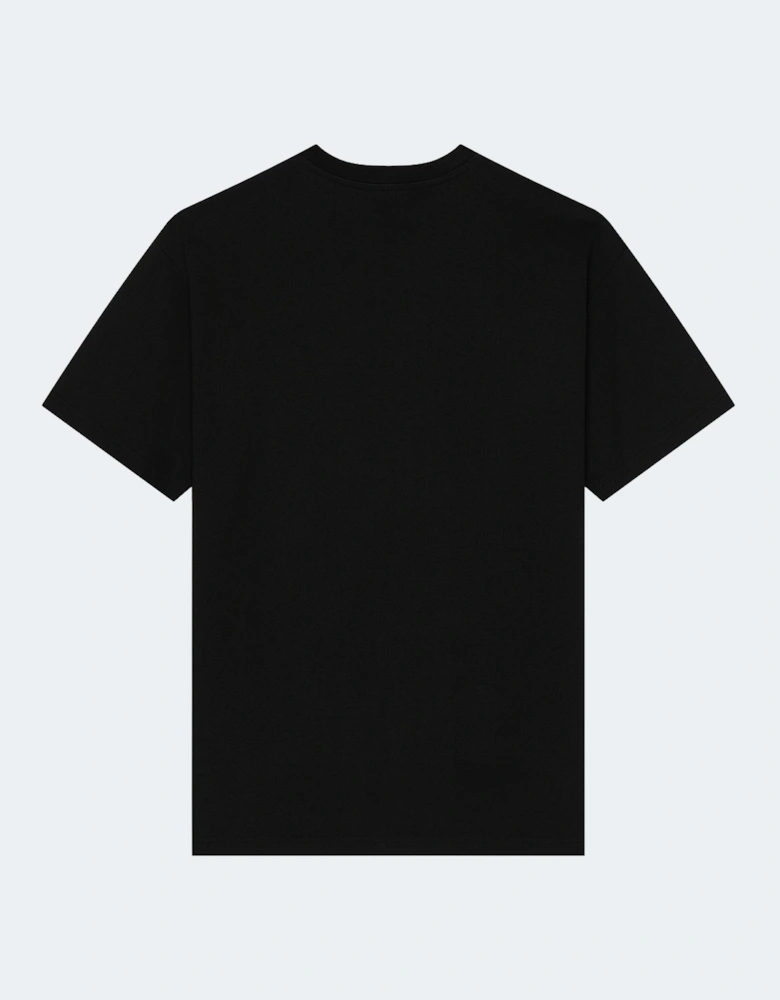 Sunflower Print T-Shirt Black